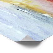 Farbiges Abstraktes Poster (Ecke)