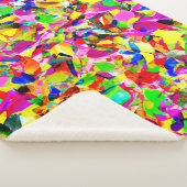 Farbiges Abstraktes Spektrummuster Sherpadecke (3/4)
