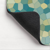 Farbiges Abstraktes Texturmuster Mousepad (Ecke)