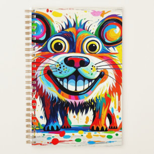 Farbiges abstraktes Tierkunstdesign Planer