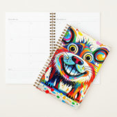 Farbiges abstraktes Tierkunstdesign Planer (Anzeige)