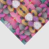 Farbiges Abstraktes Tissue Seidenpapier (Ausschnitt)