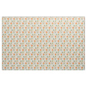 Farbiges abstraktes Vintages Design mit Blume Stoff (Yard (91,4 cm))