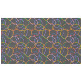 Farbiges Abstraktes Wavy Lines Muster Tischdecke (Vorderseite (Horizontal))