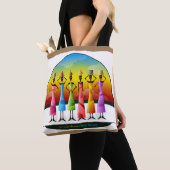 Farbiges afrikanisches Frauendesign Tasche (Von Nahem)