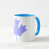 farbiges Ahornblatt - Tasse (VorderseiteRechts)