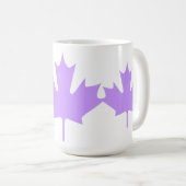 farbiges Ahornblatt - Tasse (VorderseiteRechts)