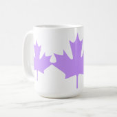 farbiges Ahornblatt - Tasse (Vorderseite Links)