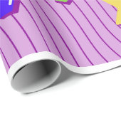 Farbiges Alphabet Fun Wrapping Paper Geschenkpapier (Rolleneckpunkt)
