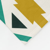 Farbiges amerikanisches Muster Fleecedecke (Ecke)