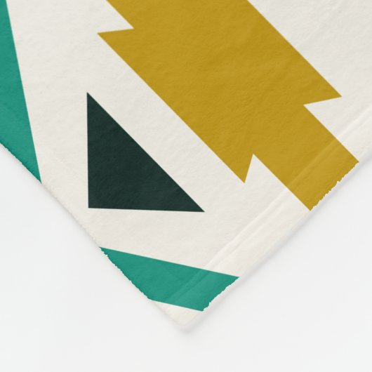 Farbiges amerikanisches Muster Fleecedecke (Ecke)