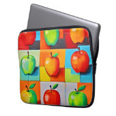 Farbiges Apple Grid Laptopschutzhülle (Vorderseite Links)