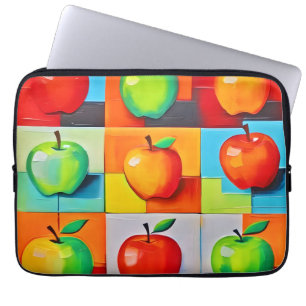 Farbiges Apple Grid Laptopschutzhülle