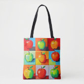 Farbiges Apple Grid Tasche (Vorderseite)