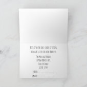 Farbiges Aquarellhaus Neue Adresskarte Ankündigung (Innenseite)