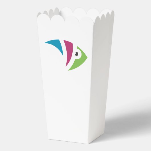 farbiges Aquarienfischdesign Geschenkschachtel (Rückseite)