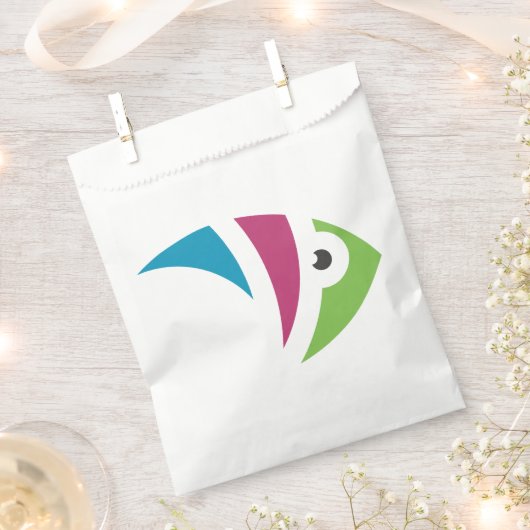 farbiges Aquarienfischdesign Geschenktütchen (Ausgeschnitten)