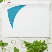 farbiges Aquarienfischdesign Geschirrtuch (Gefaltet)