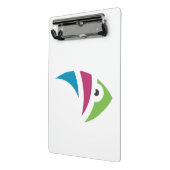 farbiges Aquarienfischdesign Mini Klemmbrett (Gewinkelt2)