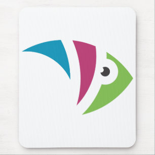 farbiges Aquarienfischdesign Mousepad
