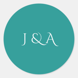 Farbiges Aquarium Runder Aufkleber