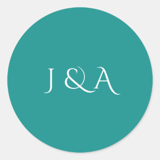 Farbiges Aquarium Runder Aufkleber