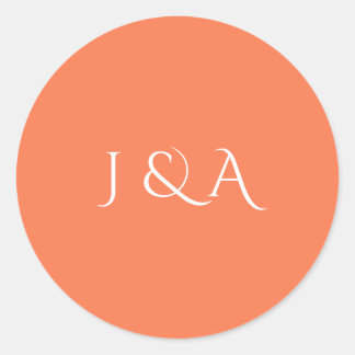 Farbiges Aquarium Runder Aufkleber