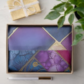 Farbiges Art Deco Tissue Paper Seidenpapier (Geschenk)