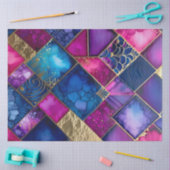 Farbiges Art Deco Tissue Paper Seidenpapier (Basteln)