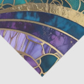 Farbiges Art Deco Tissue Paper Seidenpapier (Ausschnitt)