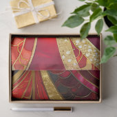 Farbiges Art Deco Tissue Paper Seidenpapier (Geschenk)