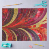Farbiges Art Deco Tissue Paper Seidenpapier (Basteln)