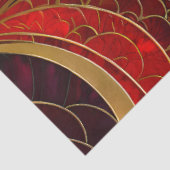 Farbiges Art Deco Tissue Paper Seidenpapier (Ausschnitt)