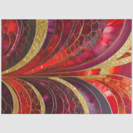 Farbiges Art Deco Tissue Paper Seidenpapier