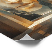 Farbiges Art Poster (Ecke)