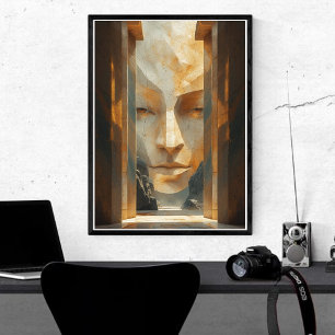 Farbiges Art Poster