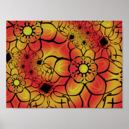 Farbiges Art Poster von Jimette Design.