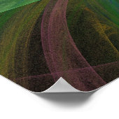 Farbiges Auge Poster (Ecke)