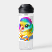 Farbiges Baby Chicken Trinkflasche (Rückseite)