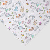 Farbiges Baby Seidenpapier (Ausschnitt)