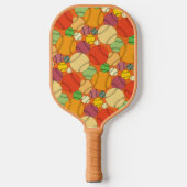 Farbiges Baseballs-Muster Pickleball Schläger (Vorderseite)