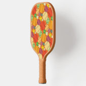 Farbiges Baseballs-Muster Pickleball Schläger (Links)
