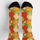 Farbiges Baseballs-Muster Socken (Oben)