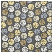 Farbiges Basketballmuster Stoff (Muster)