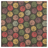 Farbiges Basketballmuster Stoff (Muster)