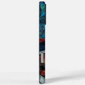 Farbiges Basset Hound Portrait Case-Mate iPhone Hülle (Rückseite / Rechts)