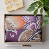 Farbiges Batik-Kunstpapier Seidenpapier (Geschenk)