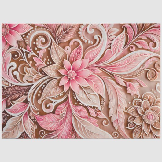 Farbiges Batik-Kunstpapier Seidenpapier (Vorderseite)