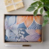 Farbiges Batik-Kunstpapier Seidenpapier (Geschenk)