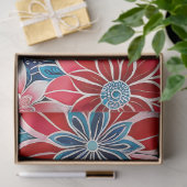 Farbiges Batik-Kunstpapier Seidenpapier (Geschenk)
